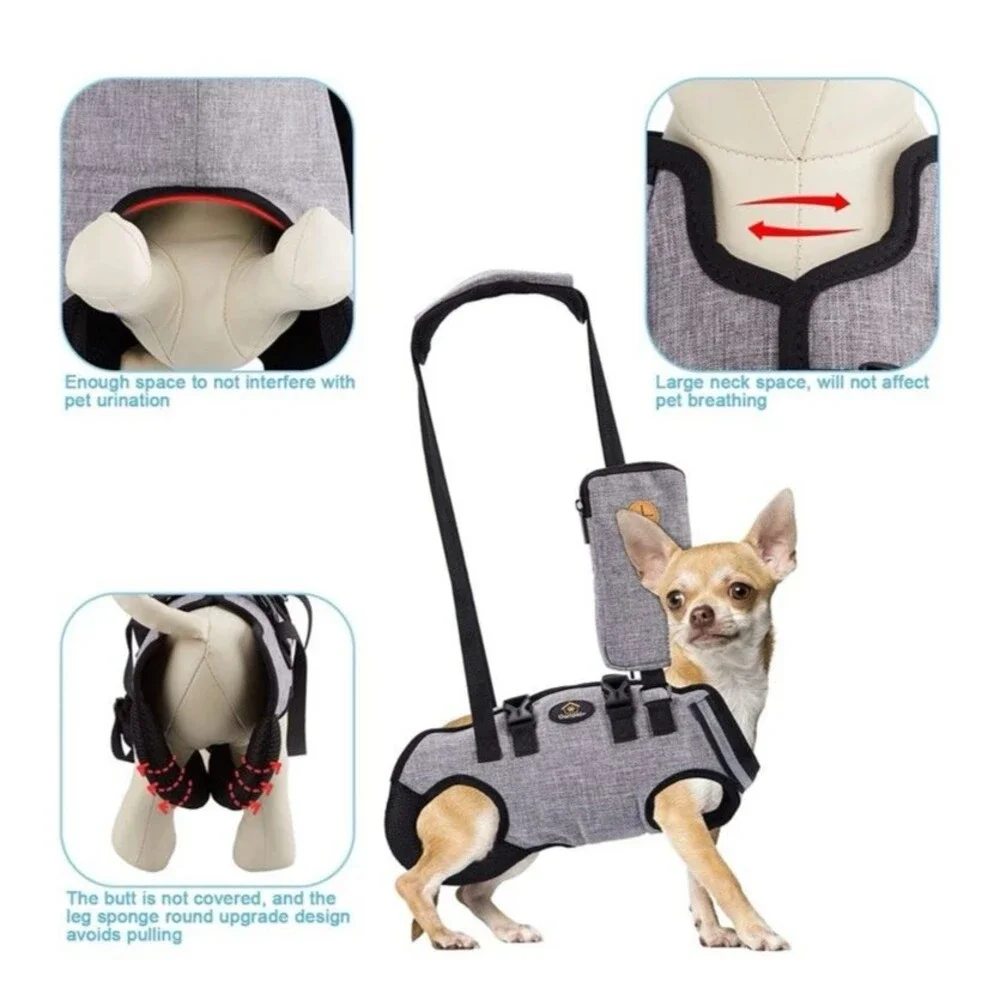 Ownpets Dog Sling Harness, Outdoor Sling Bag for Spine Protection, SZ Med